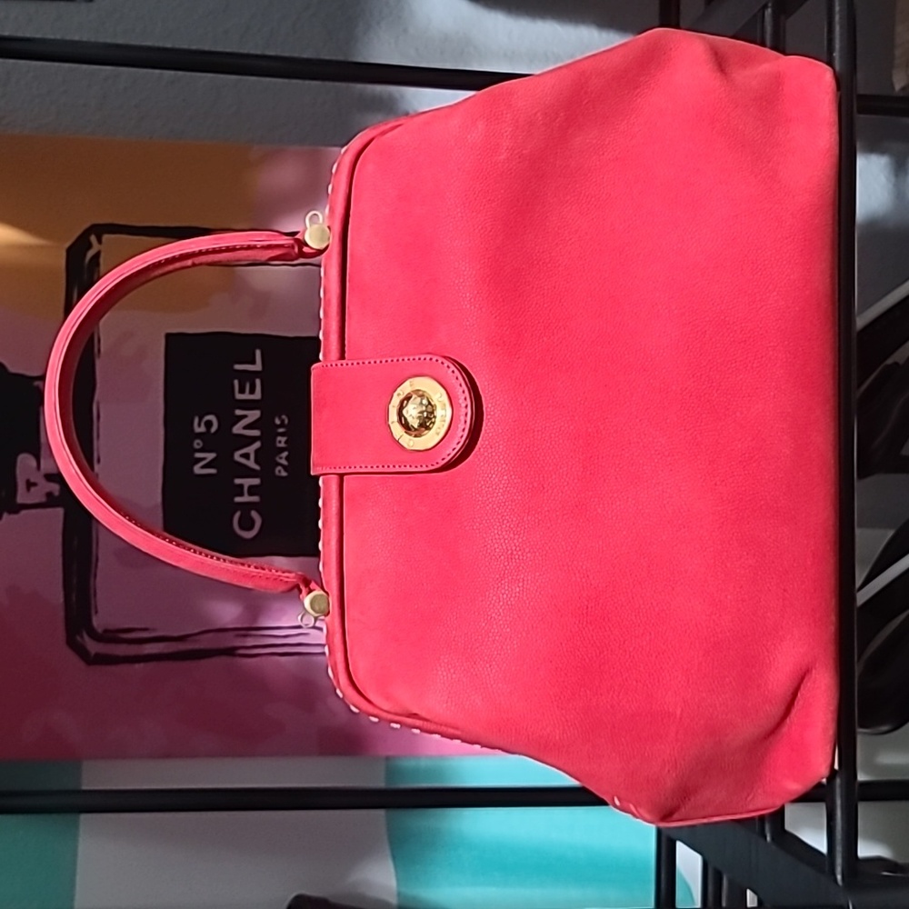 Celine starball logo top handle bag